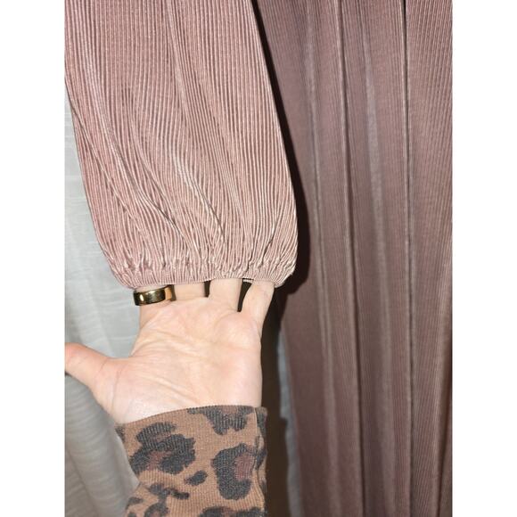 Womens Baltic Born Venus Pleated Maxi Dress in mauve color Size S - Picture 6 of 6